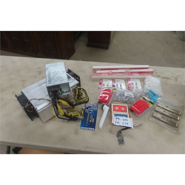 Bitmain ADW3t1600 Watt Power Supply, Antime Bitman L3++, Shaver, Box, Anchors plus more 