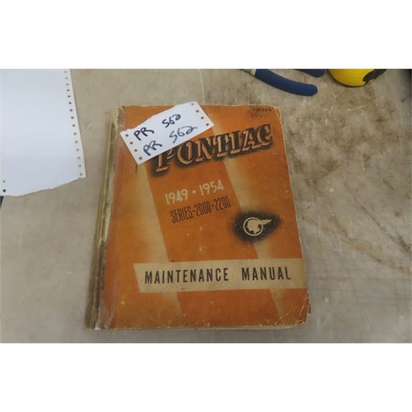 Pontiac 1949 - 1954 Manual