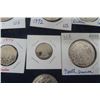 Image 4 : 15 Coins ; (2) '71 Eisenhower Dollar USA, '72 Eisenhower Dollar USA - Most '70s USA . 999 Silver