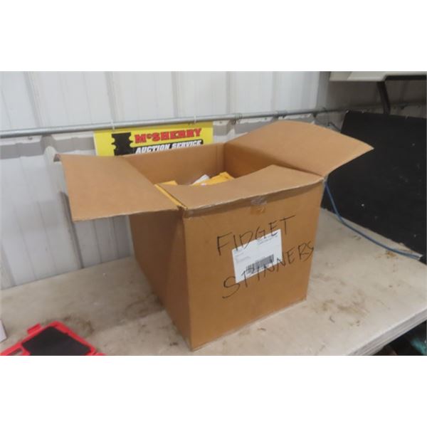 Box Full of New Fidget Spinners - over 100 for sure - Closer to Approximately 150