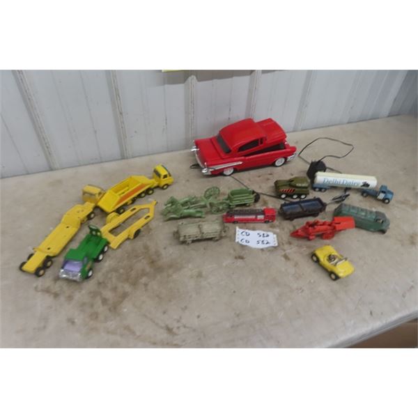 Car VHS Tape Rewinder, Tonka, Buddy L Cast Toys plus more 