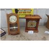 Image 1 : 2 Clocks, ; West Minister + Telep ; 1 Mantle, 1 Wall Mount