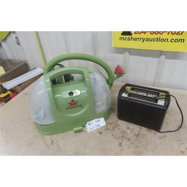 Bissell Little Green Vacuum +  Toaster