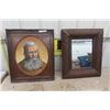 Image 1 : Picture 21.5" x 25" & Mirror 22" x 26" 