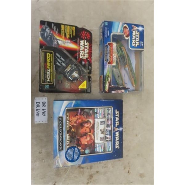 Star Wars 2AM Wessel Speeder, Electronic Commtech, Sticker Set