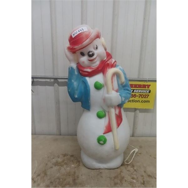 Snowman Blow Mold 34" Tall