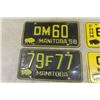 Image 2 : Lot of 5 1950's-60's Manitoba License Plates