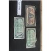 Image 1 : 1937 $2.00 Canadian Paper Bill, (2) 1967 Canadian $1.00 Bills