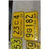Image 3 : 7 Assorted Manitoba License Plates 1941-1952