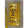 Image 5 : 7 Assorted Manitoba License Plates 1941-1952