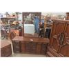 Image 1 : 5 pc Bedroom Suite: Dresser 18"×27"×64 with Mirror Add 31"×49" + Tall Dresser 18"×37"×64" + 2 End Ta