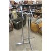Image 1 : Chrome Store Display Rack- Adjusts.From 53" to 77" Tall