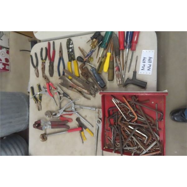 Screwdrivers, Pliers, Allen Keys plus more