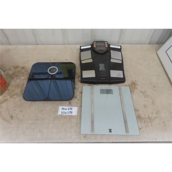 2 Bathroom Digital Scales, Fitscan Body Composition Monitor