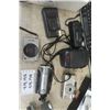 Image 2 : Assorted Cameras- 35mm + Digital, Dell Keyboard, Sylvania DVD Player, Camera Cases - Canon G11 Box o