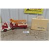 Image 1 : Fisher Price Fire Engine with Figure, Fisher Price Medical Hat