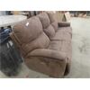 Image 5 : Microsuede Couch with Reclining Ends- Electric , 85" Wide
