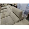 Image 5 : Microsuede Sectional Couch with Lounger End- Pull Out to Make Guest Bed 96" Wide