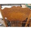 Image 3 : 6 Modern Oak Double Press Back Chairs- 2 of Which Are Captain 
