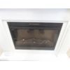 Image 2 : Electric Fireplace with Mantle 1000 Watt- White Paint on Oak 16"×40"×46"