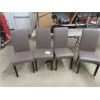 Image 1 : 4 Upholstered Dining Chairs