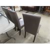 Image 3 : 4 Upholstered Dining Chairs