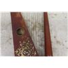 Image 3 : Antique Music Box Harp with Key 22 1/2'' Tall 