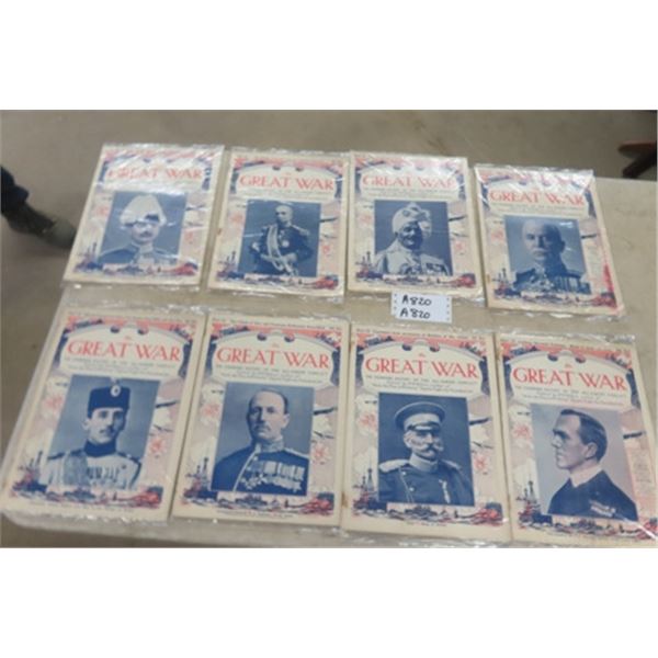 8 Copies of ' The Great War' 1915