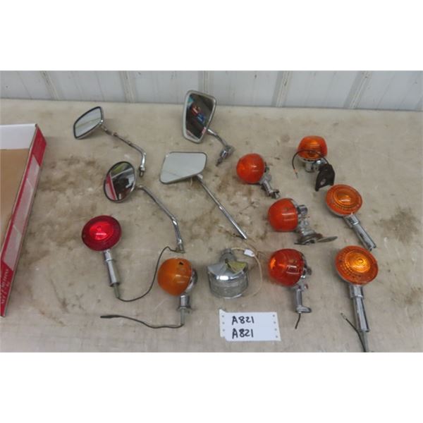 Motorcycle Signal/ Marker Lights , Mirrors