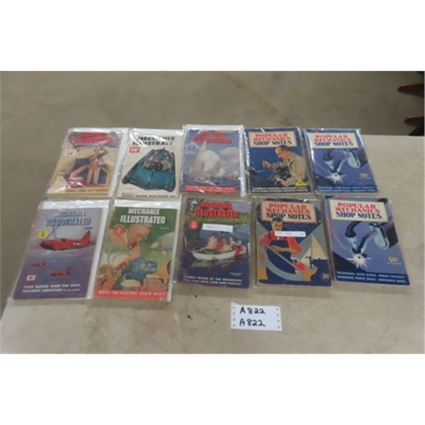 Popular Mechanics Shop Notes - 1939 - 42 , Mechanix Illustrated 1940's 