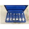 Image 2 : Set of 6 Spoons in Case, 3 Pewter Spoons 