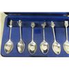 Image 3 : Set of 6 Spoons in Case, 3 Pewter Spoons 