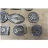 Image 5 : 12 Rail Road Belt Buckles ; 500 Lines, Amtrak, Wabash plus more