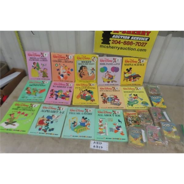 14 Disney Hard Cover Books, 8 Assorted Big Little Books