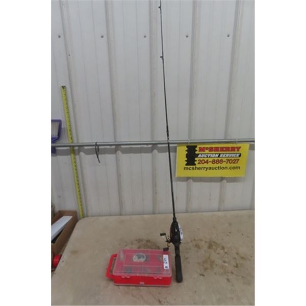 Fishing Rod + Reel & some Tackle 