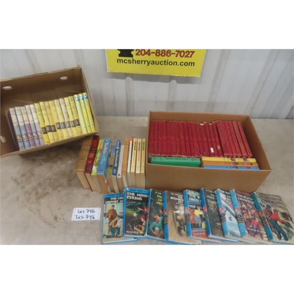 Large Assortment Kids/Pre Teen Reader Books - Hardy Boys, Nancy Drew, Happy Hollister's, Plus More 