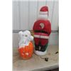 Image 4 : 2 Blow Moulds ; Santa 42" Tall + Pumpkin / Ghost 24"  Tall 