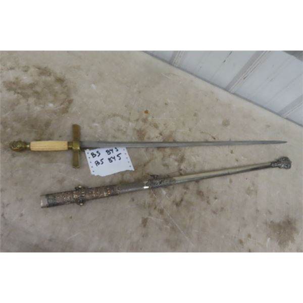 Knight of Columbus Sword - Total Length 34" 