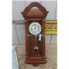 Image 1 : Oak Regulator Clock - Made in Germany 13" x 33" 