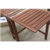 Image 5 : Gateleg Wooden Yard Table/ Stand - Fully Extended Size 2" x 28" x 52" 