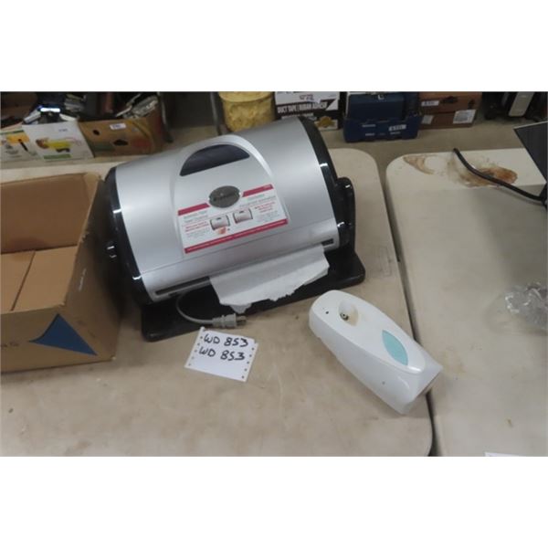 Bravetti Auto Paper Towel Dispenser & Soap Dispenser