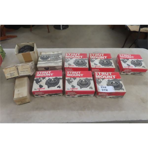 7 New Old Stock Gabriel Strut Mounts- 3 Universal Heater + Defroster Motors 