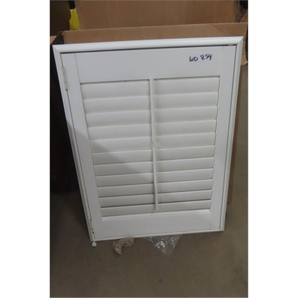 Window Louvre 25" x 33" 