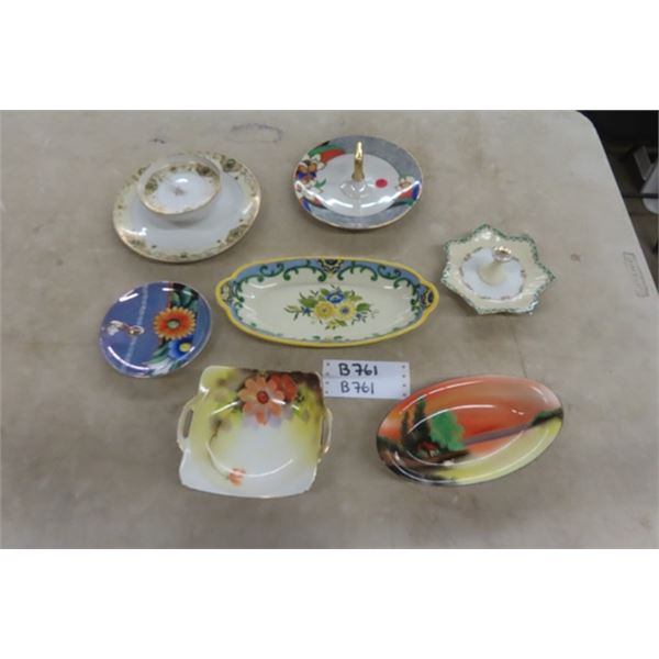 7 Pieces Noritake China - Trays, Bowls, Plus More 