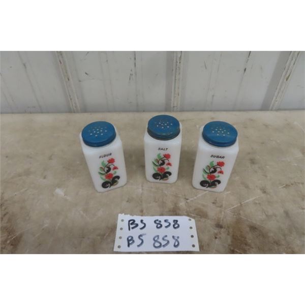 3 Vintage Spice Shakers