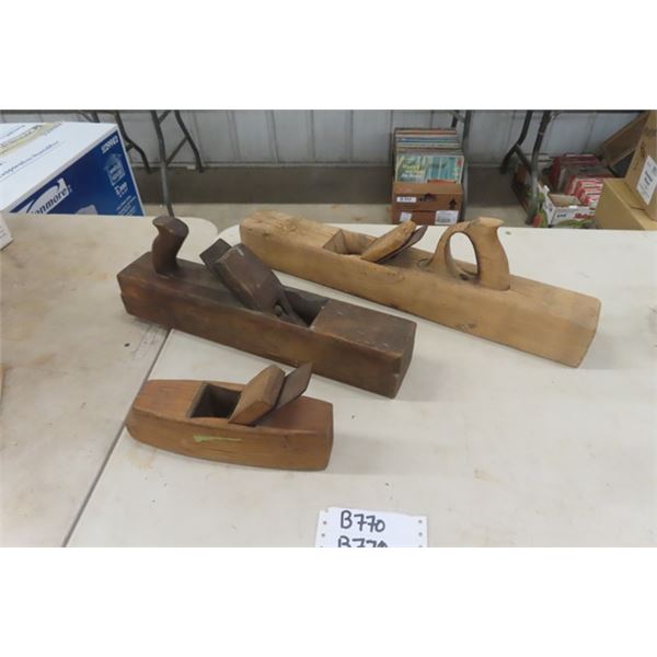 3 Wood Planes