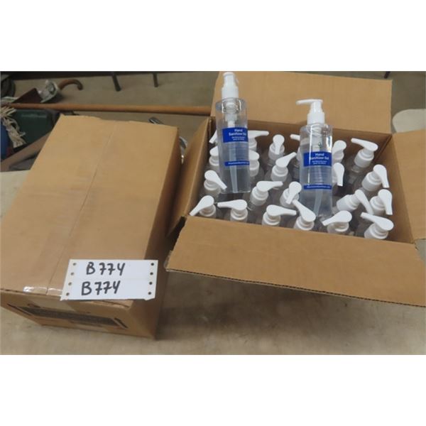 2 Boxes of Precision Hand Sanitizer 24 8 OZ Bottles Per Box - 48 Bottles in Total