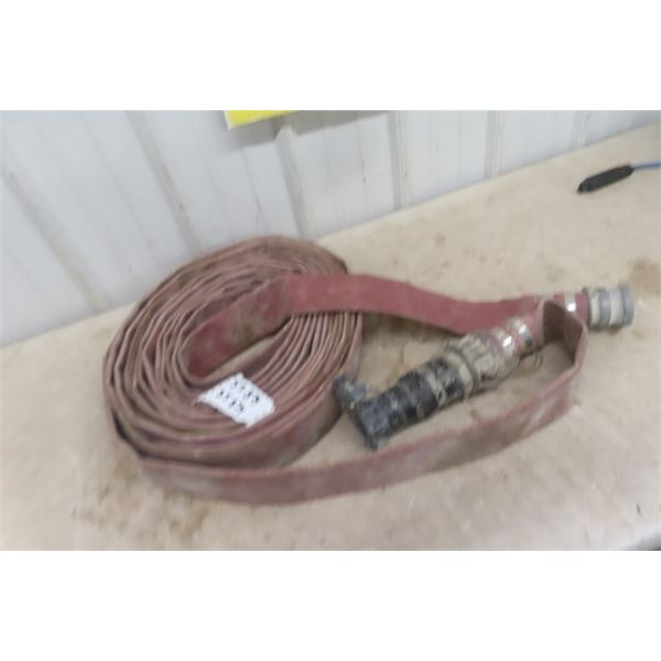 Water Hose / Fire Hose 3" with Nozzle 