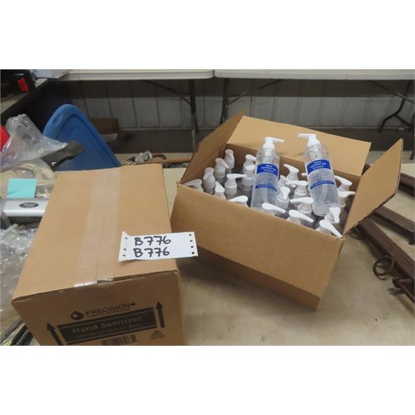 2 Boxes of Precision Hand Sanitizer 24 8 OZ Bottles Per Box , 48 Bottles Total