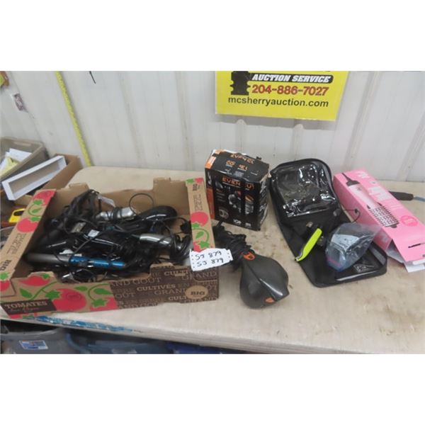 Hair Curler, Dryer, Curling Iron, Clippers, Massagers